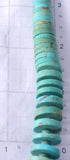 21" Santo Domingo Pueblo (Kewa) Turquoise Necklace by Lupe Lavato 5G28A