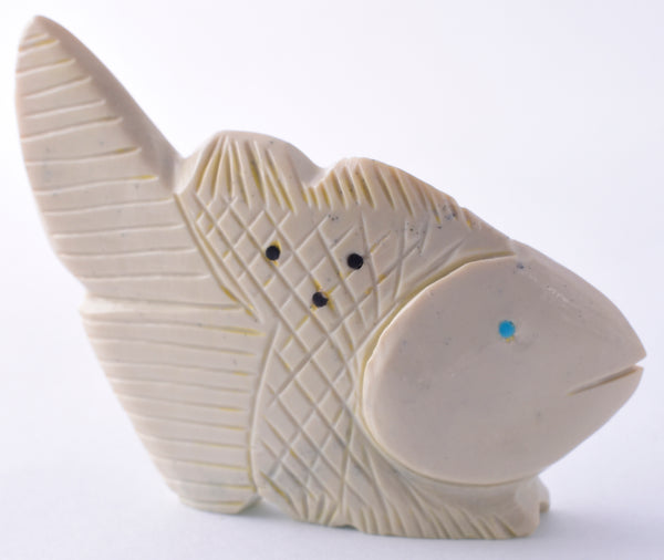 Jasper Zuni Fetish - FISH by Gilbert Lonjose 5L09G