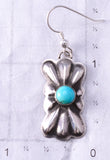 Silver & Turquoise Navajo Concho Dangle Earrings by Ravis Henry 6H06H