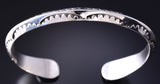 Vintage Men's Silver Bracelet with Turquoise on the Ends by Emerson Bill - 5L17S
