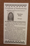 Navajo Sandpainting by Marlene Doby - Father Sky, Mother Earth - 5J08L