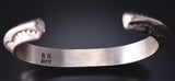 Vintage Silver Navajo Handstamped Bracelet 5L10Y