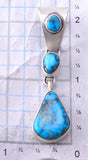 Ithica Peak Kingman turquoise Pendant 3J22X