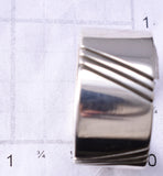 Size 11-1/2 Silver Navajo Handmade Balance Ring by Erick Begay 6C02U