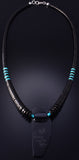 Santo Domingo Pueblo (Kewa) Multistone Hummingbird Necklace by Mary Tafoya 5H21X