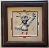 Navajo Sandpainting by Michael Watchman - Eagle Dancer - 6D02E