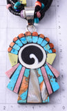Santo Domingo Pueblo (Kewa) Turquoise Multistone Necklace by Mary Tafoya 5H21W