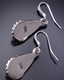 Silver & Spiny Oyster Shell Navajo Dangle Earrings by Sharon McCarthy 6D07Y