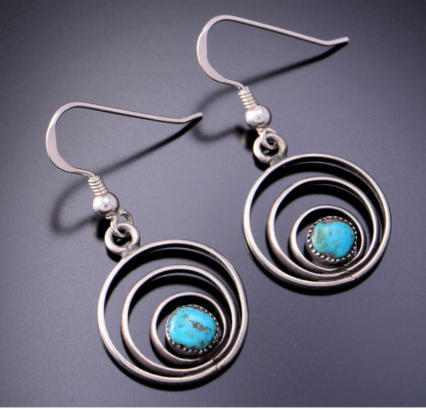 Vintage Zuni Circle Earrings 3E10L