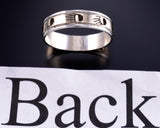 Size 11-3/4 Silver & 14k Gold Navajo Strong Bear Ring by Scott Skeets 5L26B