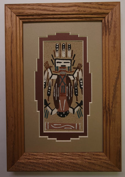 Navajo Sandpainting by Marlene Doby - Yei-Bi-Chei - 5J08T