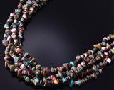 5-Strand Natural Multistone Santo Domingo Necklace by Randy Garcia - 5H25L
