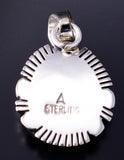 Silver & Dry Creek Turquoise Navajo Pendant by Allen Lee 5L17R