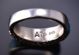 Size 7-3/4 Multistone Navajo Inlay Ring by Allen Tolino 6K27A