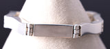 Vintage Silver & 14k Gold For Nature Navajo Link Bracelet Fernando Benally 6E14T