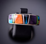 Size 10-1/2 Navajo Men's Ring by Allen Tolino 6K22W