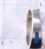 Size 13-3/4 Silver Multistone Navajo Inlay Men's Ring by Jimmy Harrison 5H02W