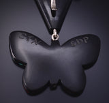 Multistone Santo Domingo (Kewa) Pueblo Butterfly Necklace by Chris Nieto 5J29J