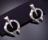 Traditional Old Style Design Navajo Naja Earring by Louise Joe 3E18T
