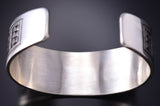 Silver & 14k Gold Santo Domingo Homeland Bracelet by Joseph Coriz 6D22Z