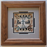 Navajo Sandpainting by Marlene Doby Sun/Corn design 6D01L