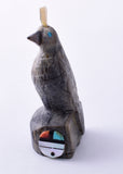 Picasso Marble Zuni Fetish by Darrin Boone - Quail 5L09E