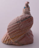 Alabaster Quail carving by Derrick Kamasee 4D01P