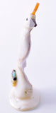 White Shell Zuni Quail Fetish by Darrin Boone 5L09H