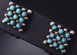 Silver & Turquoise Zuni Petit Point Post Earrings by Calvert Lamy 5G18R