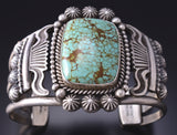 Silver & Turquoise Navajo Handmade Bracelet by Michael Calladitto 6D07D