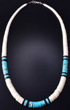 Santo Domingo Pueblo (Kewa) Turquoise Multistone Necklace by Lupe Lavato 5H21U