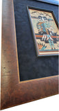 Navajo Sandpainting by Rosie Yellowhair - Humpback Yei Bi Chei - 6D02S