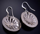 Silver & Turquoise Navajo Concho Earrings by Joan & Ryan Begay 5G18A