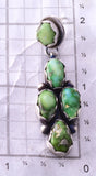 Silver & Sonoran Gold Turquoise Navajo Earrings by Tatum Skeets 4A29D