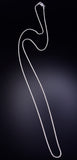 22 inch - Sterling Silver Rope Chain 1.4 mm 4H28G