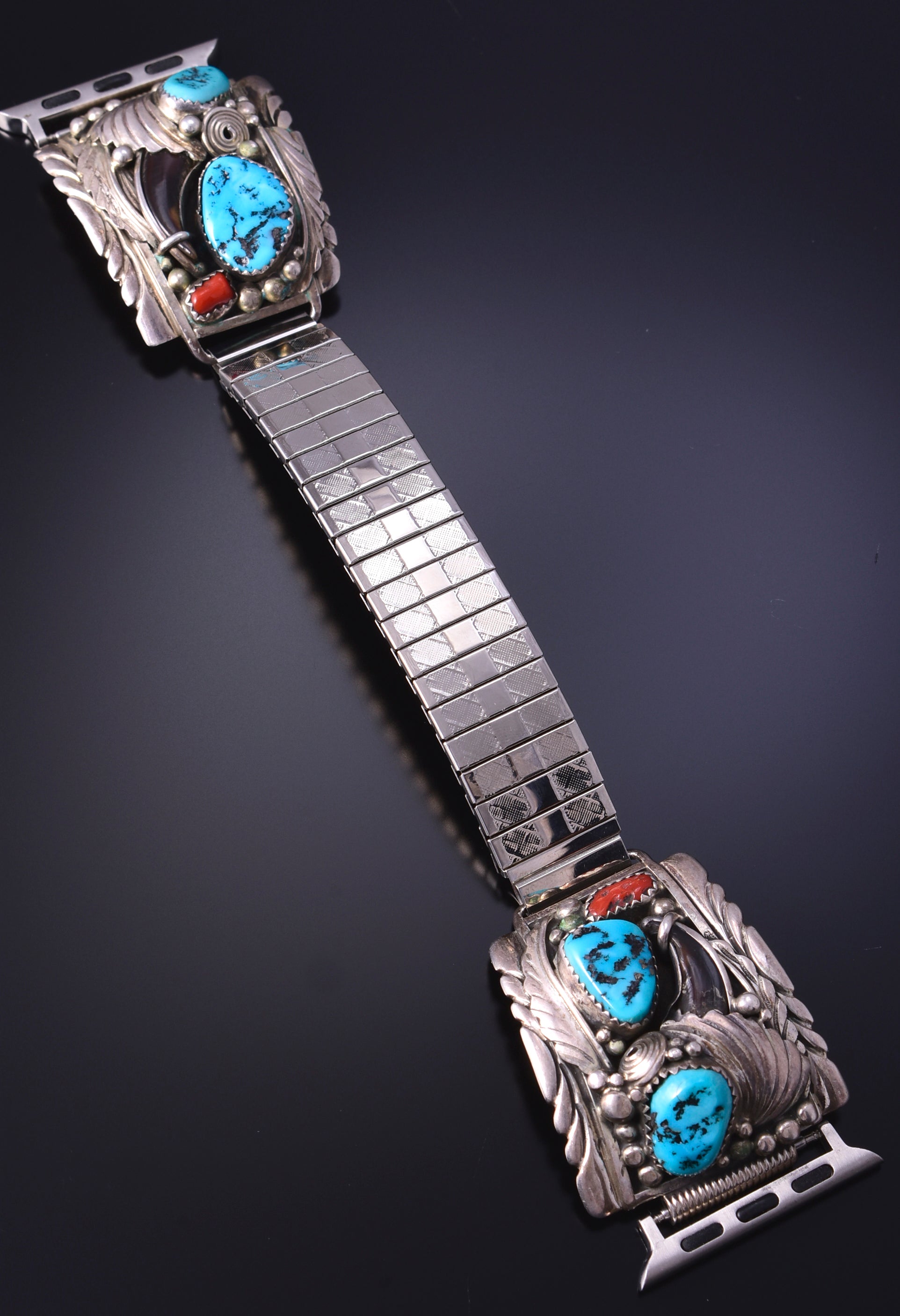 【b-16】 one‐hand bear claw / Turquoise Bear Claw and Turquoise Ring — Cisco's Gallery