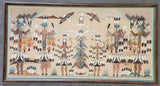 Navajo Sandpainting by Rosie Yellowhair - The Holy One - 6D02U