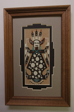 Navajo Sandpainting by Glen Nez - Father Sky 5J08O