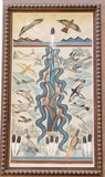 Navajo Sandpainting by Rosie Yellowhair - Tree of Life - 6D02Q