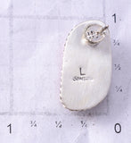 Silver & Spiny Oyster Shell Navajo Handmade Post Earrings by Trish Largo 6F17Y