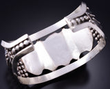 Vintage Silver & Turquoise w/ Spiny Oyster Shell Navajo Bracelet 6D28A