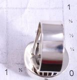 Size 7-1/2 Silver & White Buffalo Turquoise Navajo Ring by Allen Lee 5L05G