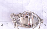 Size 6 Silver & Royston Turquoise Navajo Handmade Flow Ring by Betta Lee 5L05D