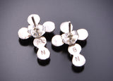 Petite Zuni Turquoise Cross Earring by Bernadette Nakastewa 3E18S