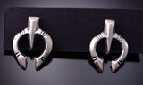 Traditional Old Style Design Navajo Naja Earring by Louise Joe 3E18T