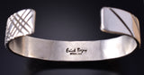 Silver & Golden Hills Turquoise Fresh Pearl Navajo Bracelet by Erick Begay 5H01Q