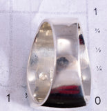 Size 12-3/4 Silver Multistone Navajo Inlay Men's Ring by Bessie Johnson 5L05F