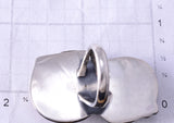 Vintage Size 5-3/4 Silver & Turquoise Coral Navajo Ring 5G12F