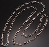 18 inch Handmade Silver Link Chain Necklace by Sally Shurley - 6J30V