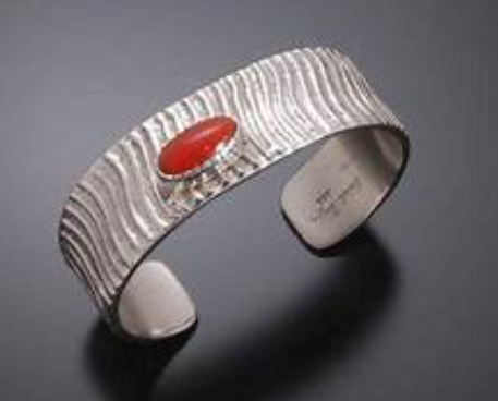 ZBM Coral Bracelet Sand Dune design By Erick Begay